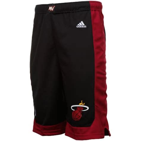 adidas miami heat youth replica shorts - black|miami heat kids jersey.